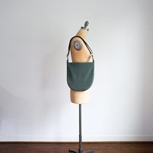 Green Skagen Nylon Hobo with an Adjustable Strap